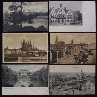 Németország 130 db Háború előtti városképes lap jobbakkal, benne sok München, Passau, Berlin stb