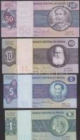 Brazília 1970-81. 1C, 5C, 10C, 50C T:I (I- egyik foltos)