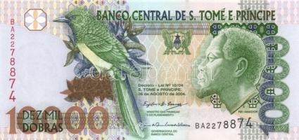 St.Tomé & Principe 2004. 10.000D T:I