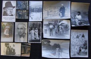 15 db régi családi fotó