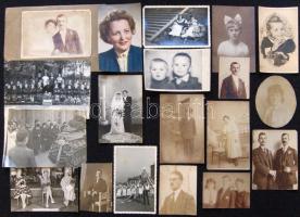 44 db régi fénykép 1900-1940-ig