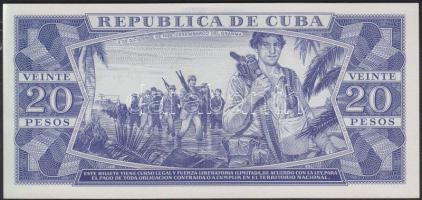 Kuba 1964. 20P "SPECIMEN" felülbélyegzéssel T:I