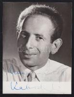 Kabos László színész dedikált fotólap