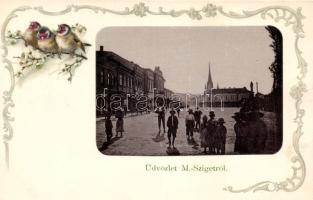 Máramarossziget main square litho