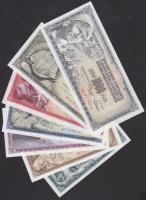 Jugoszlávia 1968.5.1. 5D + 1978. 20D + 50D + 1000D +  1981. 10D + 100D + 500D T:I