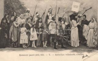 Komárom passion play 1901