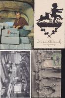 29 db vegyes lap főleg motívumok, nagyrészt háború előtti, kevés modern színészkép stb.