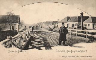 Kistapolcsány main street