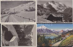 Svájc 55 db háború előtti lap jobbakkal