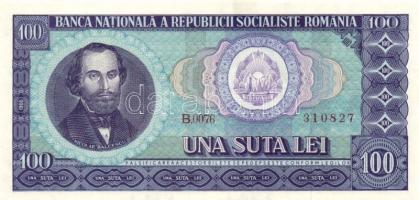 Románia 1966. 100L (2x) egymás utáni sorszámokkal T:I (egyiken kicsi sarokhajlás)