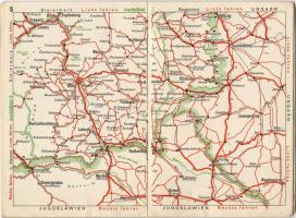 1930 Ausztria autóstérképe / Handbuch der Auto-Strassen von Österreich der Steyr-Werke A.G.