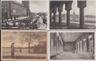 Északi államok főleg Dánia, Svédország 32 db régi lap