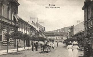 Nyitra Tóth Vilmos street with Hotel Schiller