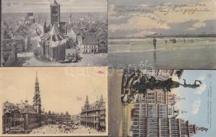 Belgium, Hollandia 65 db háború előtti képeslap