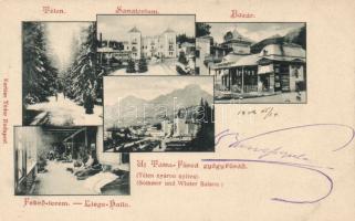 Tátrafüred spa sanatorium with the souvenir shop of Tódor Kertész