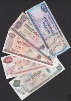 Guyana 1992. 1$ + 5$ + 10$ sign.9 + 1996. 20$ sign12 + 1999. 100$ sign12 T:I