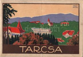 1900 Tarcsa ismertető füzet Weiss Antal grafikáival / Tarcsa/Bad Tatzmansdorf Ankündigungsheft mit Grafiken von A.Weiss