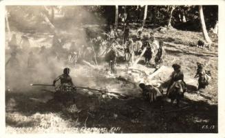 Fire walking ceremony, Fiji