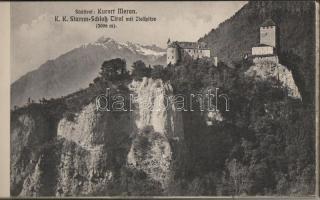 1910 Meráni várak és kastélyok 12 db-os sorozat / Meraner Burgen und Schlösser, 12 Karten im Heftchen