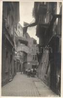 Bolzano street with the shop of Alois Frillmerayer