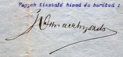 1919 Nagyszalonta román megszállásai, a város katonai vezetőjének visszaemlékezése, aláírása, 11 old...