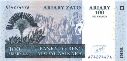 Madagaszkár 2004. 100A + 200A + 500A + 1000A T:I