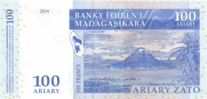 Madagaszkár 2004. 100A + 200A + 500A + 1000A T:I