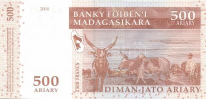 Madagaszkár 2004. 100A + 200A + 500A + 1000A T:I