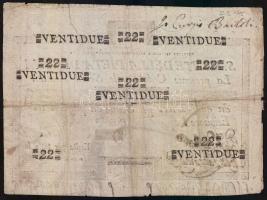 Olasz Államok / Római tartomány 1748. 22 Scudi "S. Monte Della Pieta Di Roma" vízjellel! T...