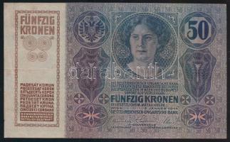 1914. 50K főtípus, felülbélyegzés nélkül T:II-