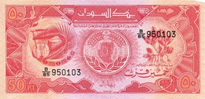 Szudán 1987. 25P, 50P, 1Ł + 1989. 100Ł + 1991. 5Ł T:I