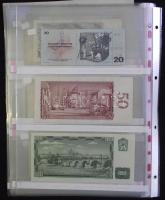 Csehszlovákia 1919-1970. 26db klf bankjegy közte 1926. 20K "SPECIMEN" perforációval, támpéldánnyal! T:vegyes