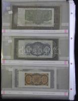 Csehszlovákia 1919-1970. 26db klf bankjegy közte 1926. 20K "SPECIMEN" perforációval, támpé...