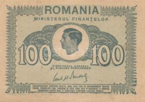 Románia 1945. 100L (5x) T:I,I- foltos