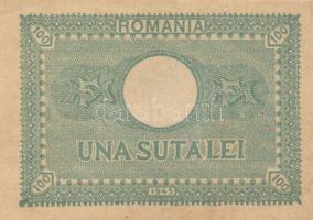 Románia 1945. 100L (5x) T:I,I- foltos