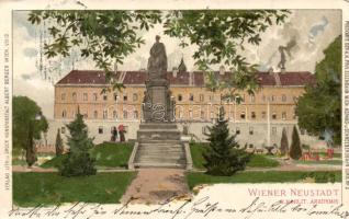 Wiener Neustadt military academy litho
