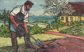 Austrian Railways war charity card litho (EK)