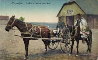 Hortobágy csikós mezei rendőrrel