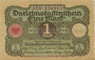 Német Birodalom / Weimari Köztársaság 1920. 1M (6x) + 2M piros nyomattal (7x) T:I,I-