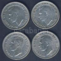 Ausztrália 1946-1952. 1Sh (4x) T:3