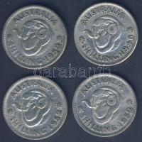 Ausztrália 1946-1952. 1Sh (4x) T:3