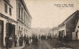 Bosanski Brod with the shop of Fesách (EB)