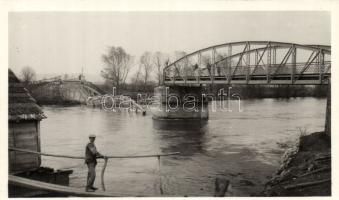 Alsólendva exploded bridge 1941