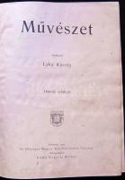 1908 A Művészet c. folyóirat komplett évfolyama. Szerkeszti Lyka Károly. Az Országos Magyar Képzőművészeti Társulat támogatásával kiadja Singer és Wolfner.