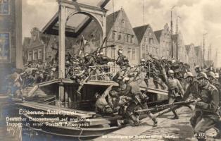 Antwerpeni csata I. Világháborús katonai lap T1