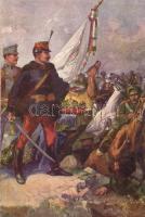 Hungarian patriotic military propaganda, Holy crown of Hungary s: Geiger, Ne bántsd a szent koronát! Hadisegélyező Hivatal kiadása s: Geiger