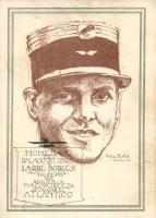 Tydeo Larre Borges, first American pilot who performs the Magna Proeza crossing the Atlantic Ocean s: Penal Plata