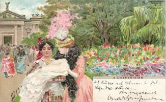 1899 At an exposition litho s: Tafuri
