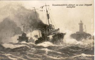 Torpedóromboló-flotta I. Világháborús katonai lap T1