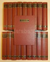 Lenin összes művei 19 kötet a sorozatból. Aranyozott egész-műbőr kötésben, szép állapotban